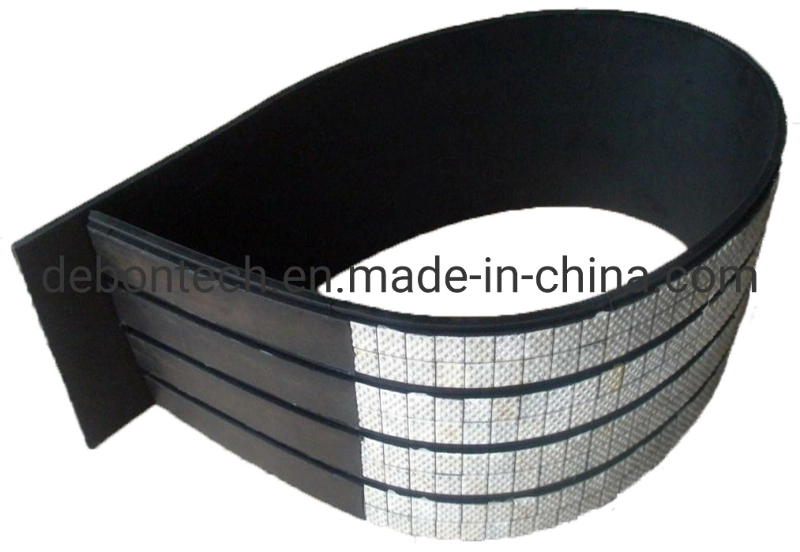 Rubber Coated Drum Pulley Vulcanized Pulley Lagging Conveyor Roller Pulley Lagging Rubber